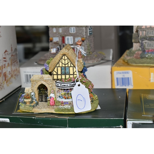 506 - A COLLECTION OF TWENTY-THREE LILLIPUT LANE SCULPTURES, to include English collection North, The Choc... 