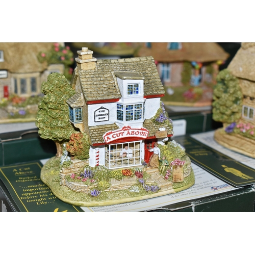 506 - A COLLECTION OF TWENTY-THREE LILLIPUT LANE SCULPTURES, to include English collection North, The Choc... 