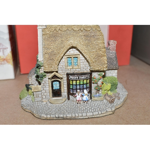 506 - A COLLECTION OF TWENTY-THREE LILLIPUT LANE SCULPTURES, to include English collection North, The Choc... 