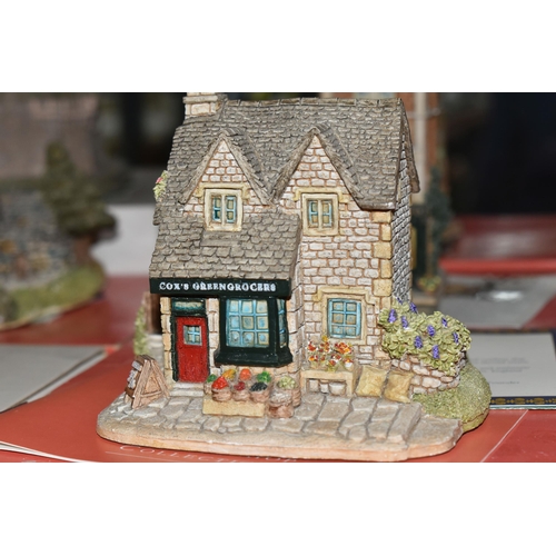 506 - A COLLECTION OF TWENTY-THREE LILLIPUT LANE SCULPTURES, to include English collection North, The Choc... 