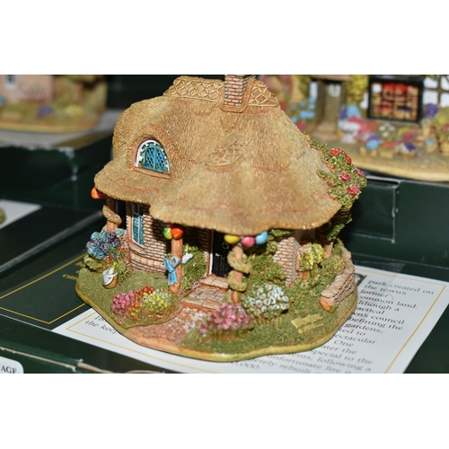 506 - A COLLECTION OF TWENTY-THREE LILLIPUT LANE SCULPTURES, to include English collection North, The Choc... 