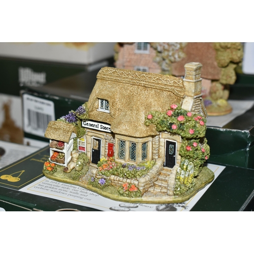 506 - A COLLECTION OF TWENTY-THREE LILLIPUT LANE SCULPTURES, to include English collection North, The Choc... 