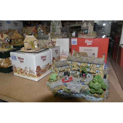 506 - A COLLECTION OF TWENTY-THREE LILLIPUT LANE SCULPTURES, to include English collection North, The Choc... 