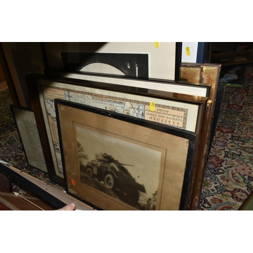 528 - A QUANTITY OF ASSORTED PRINTS ETC, to include two Turner prints, a Wilfred C. Applebey drypoint etch... 