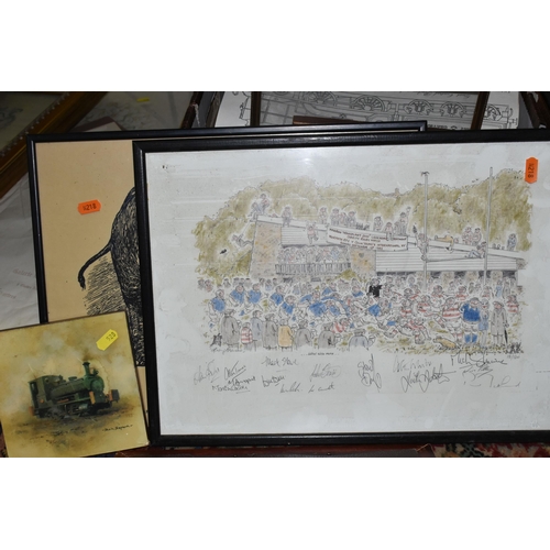 528 - A QUANTITY OF ASSORTED PRINTS ETC, to include two Turner prints, a Wilfred C. Applebey drypoint etch... 