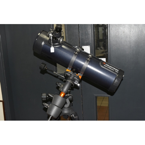 532 - A CELESTRON ASTROMASTER 130 EQ TELESCOPE, with adjustable tripod stand, model 31045, D=130mm F1=650m... 