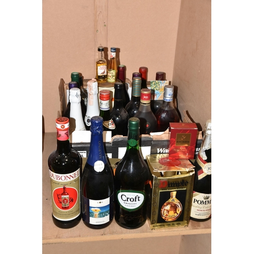 938 - ALCOHOL.One Box containing a collection of Wine, Champagne, Whisky,Cognac and Spirit, twenty-one bot... 