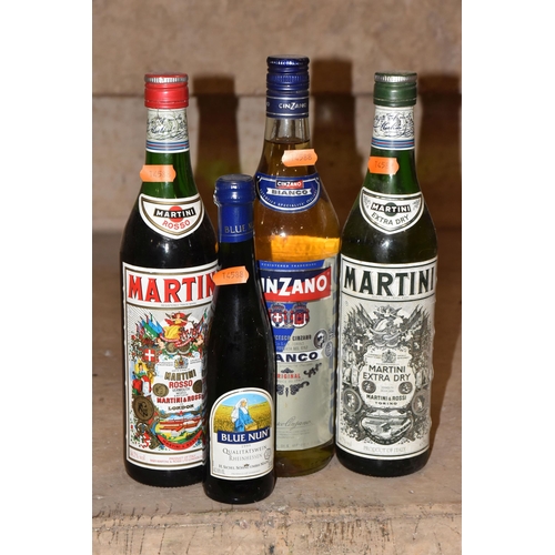 946 - ONE BOTTLE OF  Martini Rosso, one bottle of Martini Extra Dry, one bottle of Cinzano Bianco and one ... 