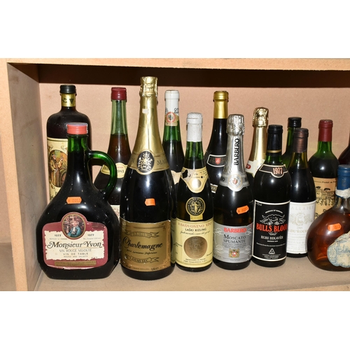 949 - ALCOHOL, A Collection of Old Alcohol comprising fifty assorted bottles of Wine, Spirit and Liqueurs ... 