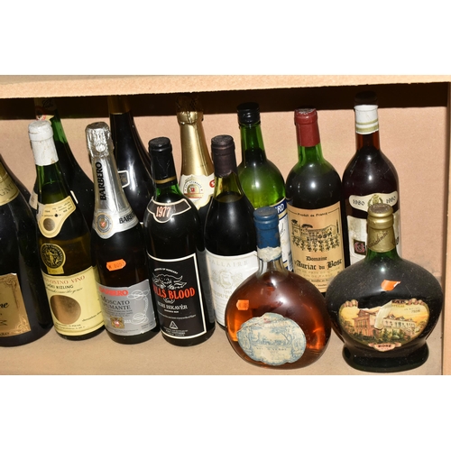 949 - ALCOHOL, A Collection of Old Alcohol comprising fifty assorted bottles of Wine, Spirit and Liqueurs ... 