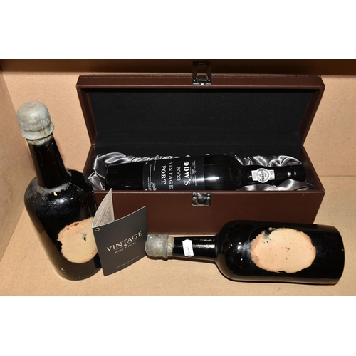 950 - ALCOHOL, One Bottle of DOW'S 2003 Vintage Port, bottled 2005, 20% vol, 75cl, seal intact in a faux l... 