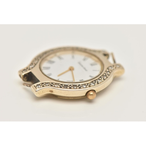 94 - A LADIES 9CT GOLD 'BUECHE GIROD' WATCH, quartz movement, round Roman numeral dial signed 'Bueche-Gir... 