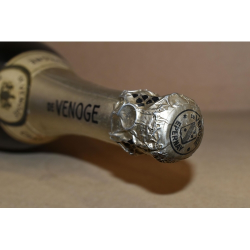 921 - One Magnum of DE VENOGE 1975 Blanc De Blancs Champagne, bottle dusty, seal intact, ullage approx. 2.... 