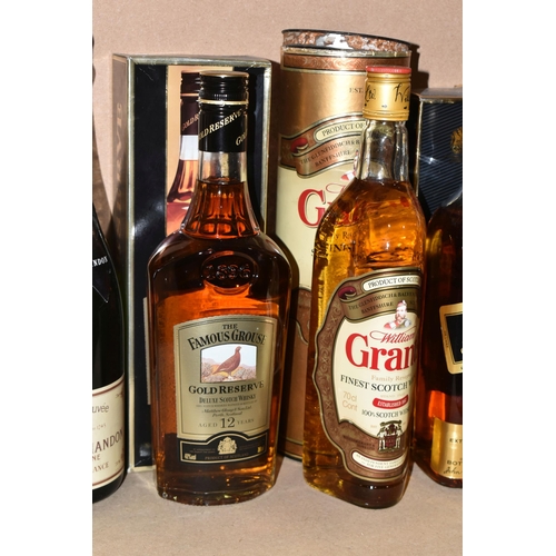 922 - WHISKY & WINE, Eight Bottles comprising 1 x Bottle of GLENFIDDICH SINGLE MALT, Special Old Reserve, ... 