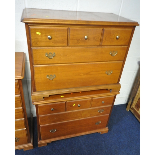 1208 - A SELECTION OF YOUNGER FURNITURE, to include a chest of five drawers, width 88cm x depth 47cm x heig... 