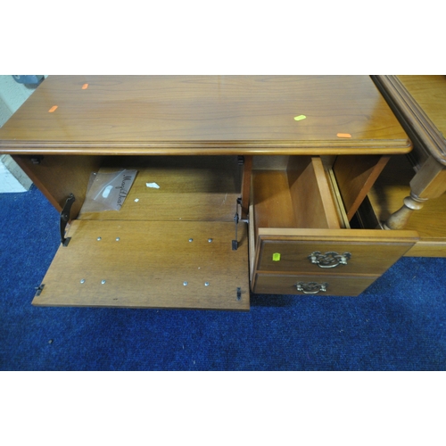 1209 - A SELECTION OF YOUNGER OCCASIONAL FURNITURE, to include a coffee table, with two drawers, length 115... 