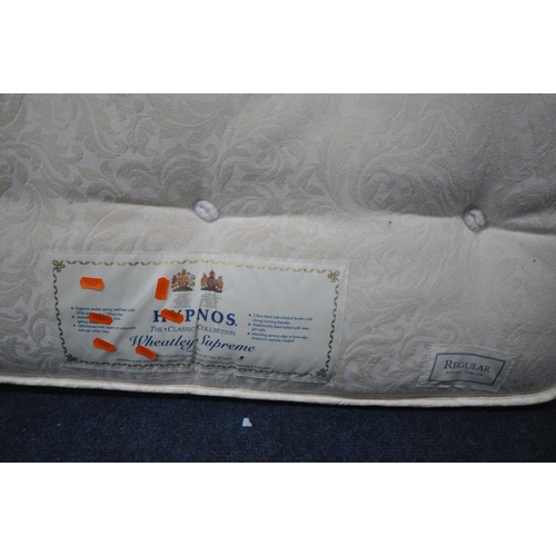 1281 - A HYPNOS WHEATLEY SUPREME DIVAN BED, with drawers and Regular spring tension mattress (condition rep... 