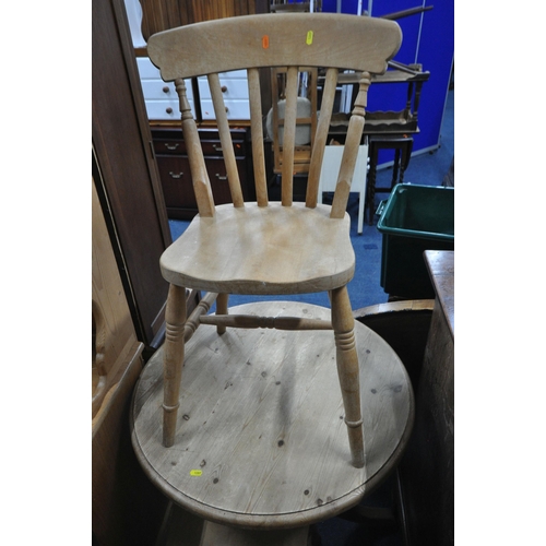 1287 - A LATE 20TH CENTURY PINE DRESSER, the two tier plate rack atop a base, fitted with two drawers, abov... 