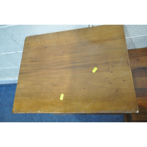 1330 - A MODERN HARDWOOD COFFEE TABLE, with two drawers, and an undershelf, width 111cm x depth 61cm x heig... 