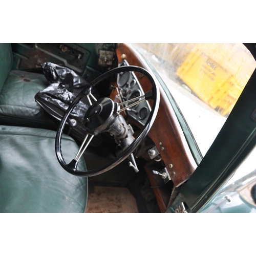 1003 - A 1948 ROVER P3-60 FOUR DOOR SALOON CAR IN GREEN with a 1595cc petrol engine, four speed manual gear... 