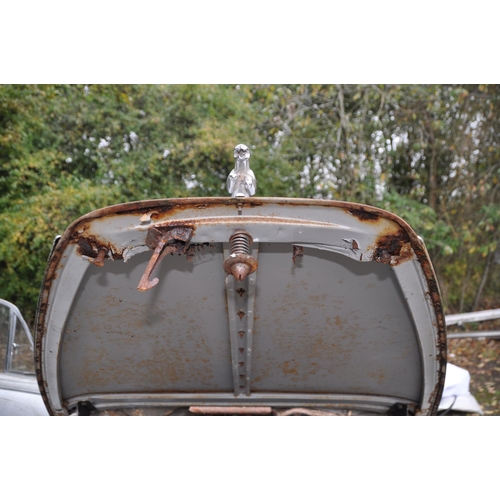 1004 - A 1968 JAGUAR 340 FOUR DOOR SALOON CAR IN GREY, in need of restoration, with a 3442cc straight six p... 