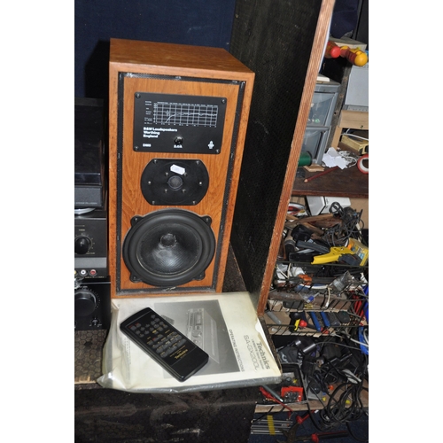 1055 - A COLLECTION OF TECHNICS, DENON, SONY AND BOWERS AND WILKINS COMPONENT HI FI EQUIPMENT  comprising o... 