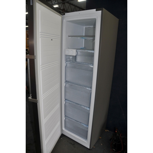 1059 - A KENWOOD KTF60X20 LARDER FREEZER, with ice maker, width 59cm depth 66cm height 186cm (PAT pass and ... 