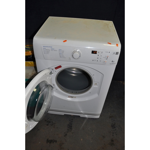 1084 - A HOTPOINT TVF760 TUMBLE DRYER width 60cm depth 52cm height 85cm (PAT pass and working)