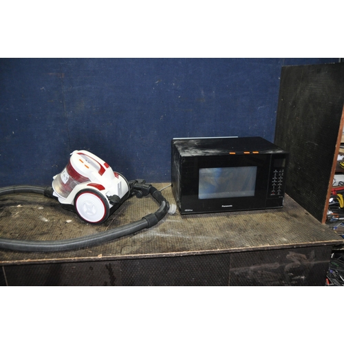 1085 - A PANASONIC CONVECTION MICROWAVE and a Goblin vacuum cleaner (no metal pipe for floor head)(both PAT... 