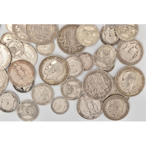 205 - A PARCEL OF APPROXIMATELY 630 GRAMS OF .925 SILVER UK COINS, including high grades Crown, Halfcrowns... 