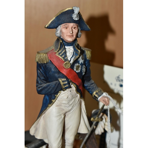 340 - A LIMITED EDITION BORDER FINE ARTS 'ADMIRAL LORD NELSON' FIGURE, B0969, commemorating the Battle of ... 