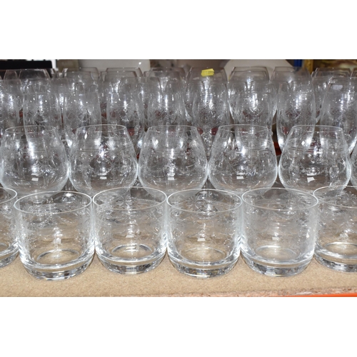 373 - A VICTORIA COLLECTION GLASS SUITE comprising a large quantity of etched patterned glasses to include... 