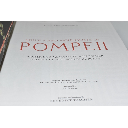 391 - THREE LARGE FORMAT BOOKS comprising Niccolini; Fausto & Felice, HOUSES AND MONUMENTS OF POMPEII, The... 