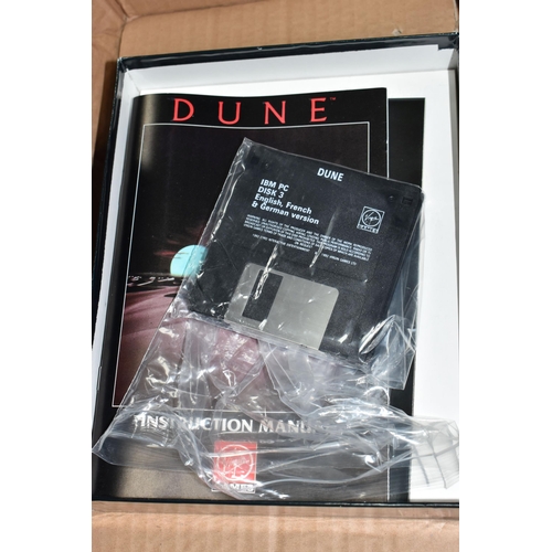 398 - DUNE BIG BOX PC VIDEO GAME, includes all three disks and the manual, game untested