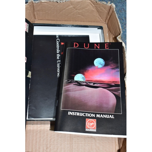 398 - DUNE BIG BOX PC VIDEO GAME, includes all three disks and the manual, game untested