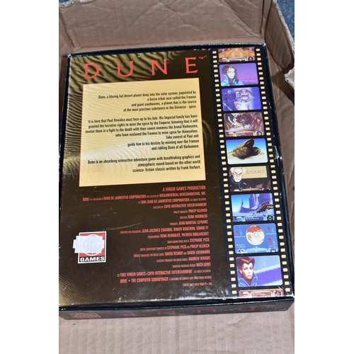 398 - DUNE BIG BOX PC VIDEO GAME, includes all three disks and the manual, game untested