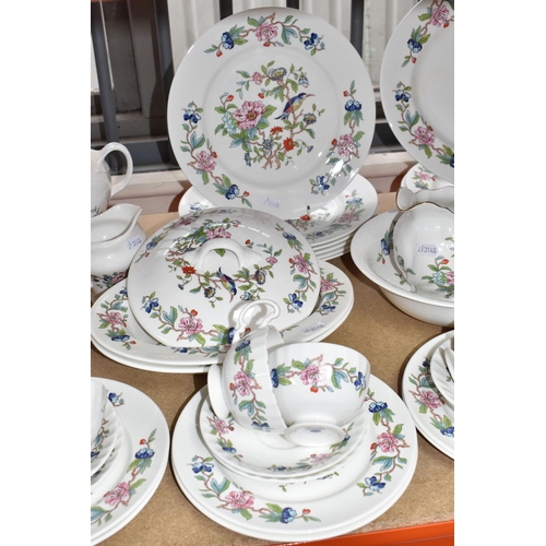 406 - A FORTY-SIX PIECE AYNSLEY 'PEMBROKE' DINNER SERVICE comprising six tea cups, six saucers, six side p... 