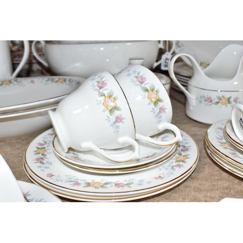 428 - A SIXTY SEVEN PIECE MAYFAIR DINNER SERVICE, comprising a soup tureen, a meat plate, two oval serving... 