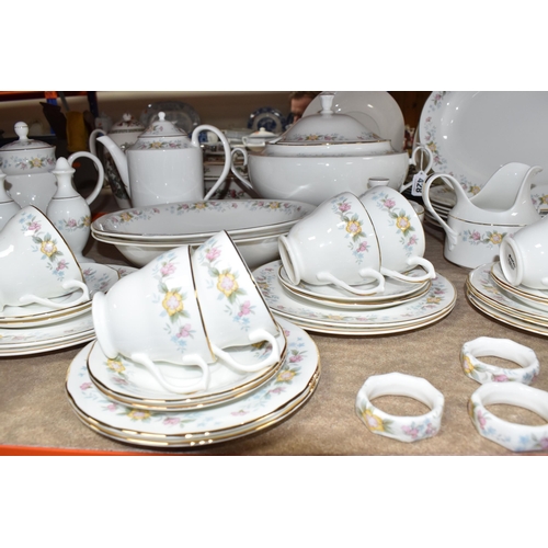 428 - A SIXTY SEVEN PIECE MAYFAIR DINNER SERVICE, comprising a soup tureen, a meat plate, two oval serving... 