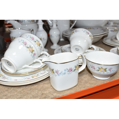 428 - A SIXTY SEVEN PIECE MAYFAIR DINNER SERVICE, comprising a soup tureen, a meat plate, two oval serving... 