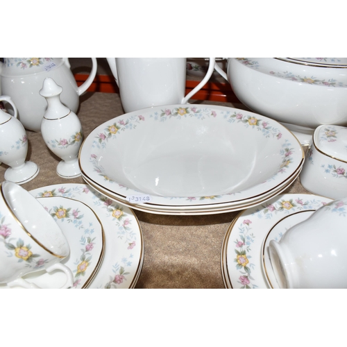 428 - A SIXTY SEVEN PIECE MAYFAIR DINNER SERVICE, comprising a soup tureen, a meat plate, two oval serving... 