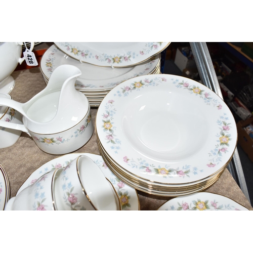 428 - A SIXTY SEVEN PIECE MAYFAIR DINNER SERVICE, comprising a soup tureen, a meat plate, two oval serving... 