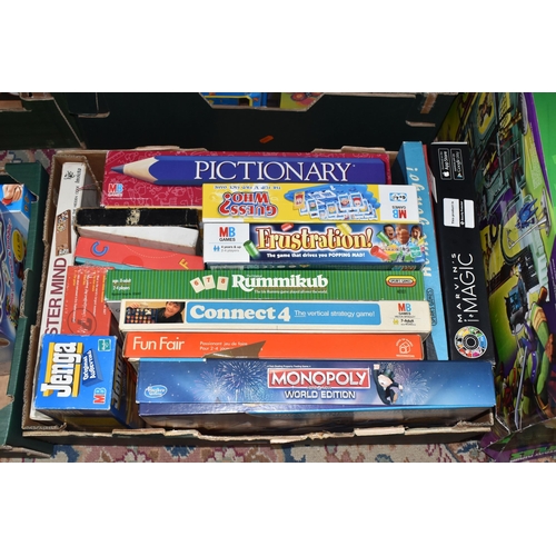 441 - FOUR BOXES AND LOOSE TOYS AND GAMES, to include a boxed Nickelodeon Teenage Mutant Ninja Turtles Sec... 