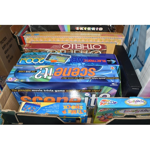 441 - FOUR BOXES AND LOOSE TOYS AND GAMES, to include a boxed Nickelodeon Teenage Mutant Ninja Turtles Sec... 