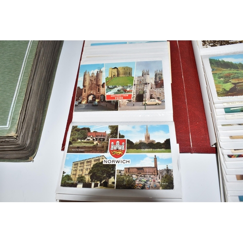 445 - TWO ALBUMS OF POSTCARDS to include one album comprising approximately two-hundred early twentieth ce... 