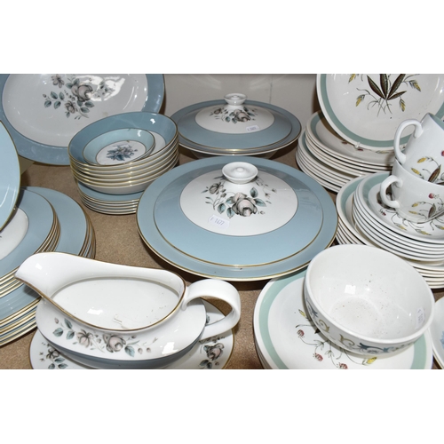 488 - A COLLECTION OF DINNERWARE, to include Royal Doulton 'Rose Elegans' T.C 1010 dinnerware comprising t... 