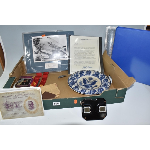 505 - A BOX OF MOSTLY US CIVIL WAR MISCELLANEOUS ITEMS to include a folder of playing cards to include a p... 