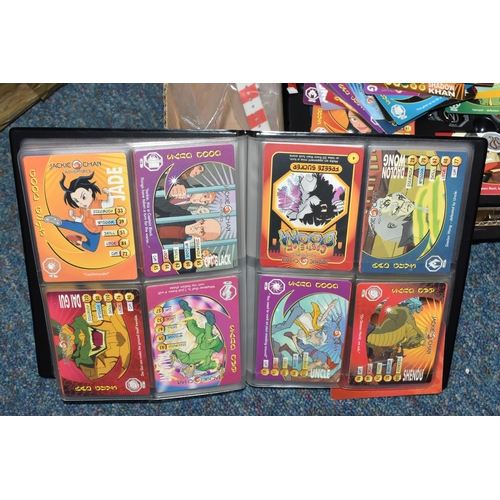 507 - ONE BOX AND ONE TRAY OF COLLECTIBLE WHERE'S WALLY MAGAZINES AND JACKIE CHAN COLLECTORS CARDS to incl... 