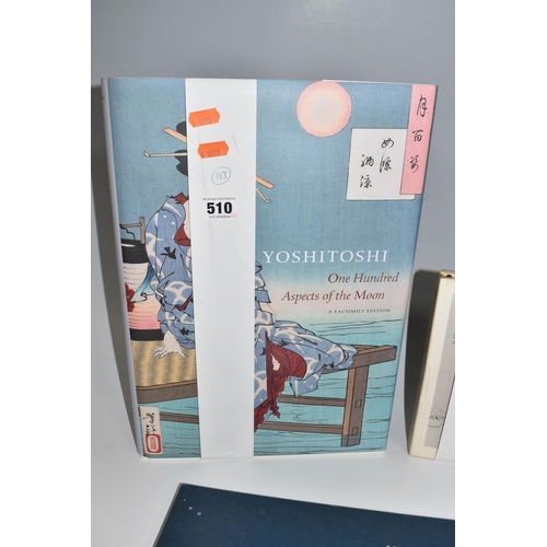 510 - FOUR BOOKS ABOUT JAPANESE ART, comprising 'Yoshitoshi One Hundred Aspects of the Moon' by John Steve... 