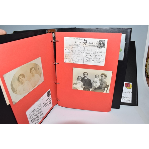 512 - FOUR ALBUMS OF POSTCARDS containing approximately 180 miscellaneous Postcards dating from the early ... 